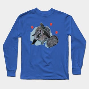 Alfredo-Cat persian cat Long Sleeve T-Shirt